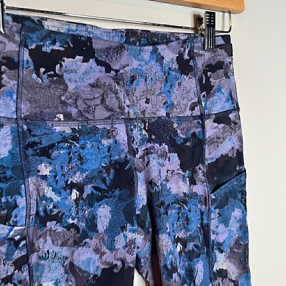 Lululemon Wunder Under floral cropped leggings - Picture 2 of 5